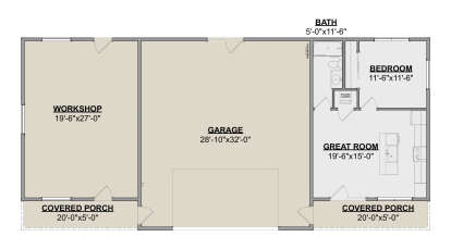 Main Floor  for House Plan #1462-00137