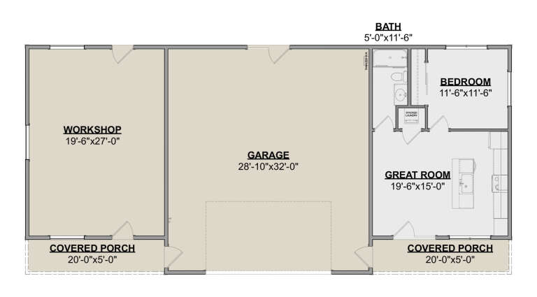House Plan House Plan #32089 Drawing 1