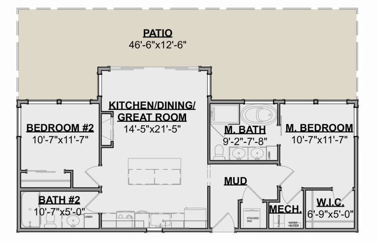 House Plan House Plan #32091 Drawing 1