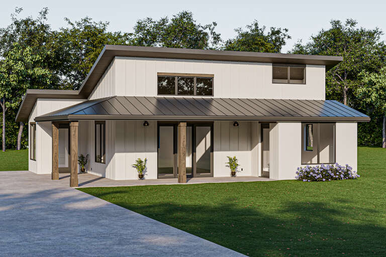 House Plan House Plan #32095 Angled Right Elevation