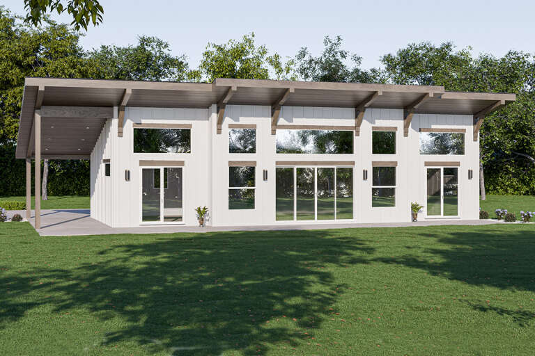 House Plan House Plan #32096 Angled Front Elevation