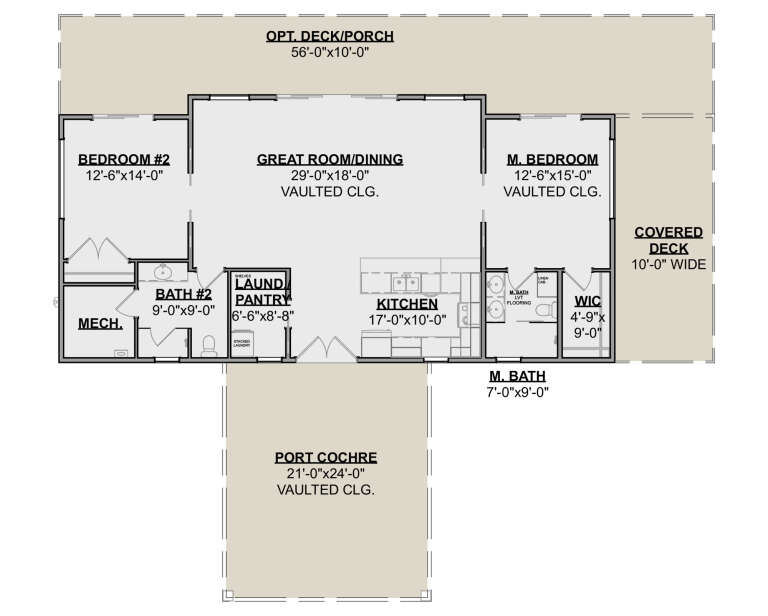 House Plan House Plan #32096 Drawing 1