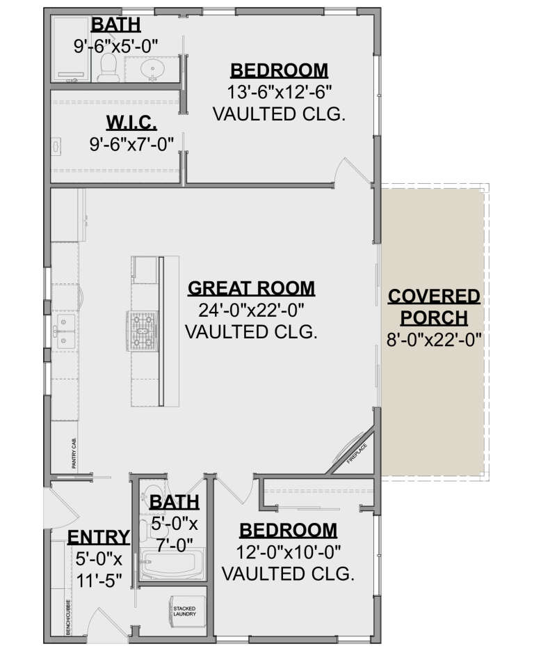 House Plan House Plan #32097 Drawing 1