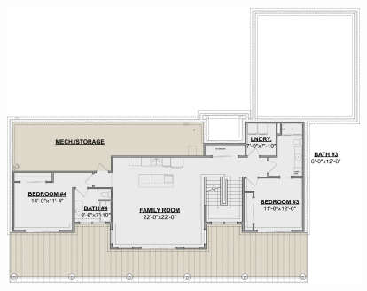 Basement for House Plan #1462-00146