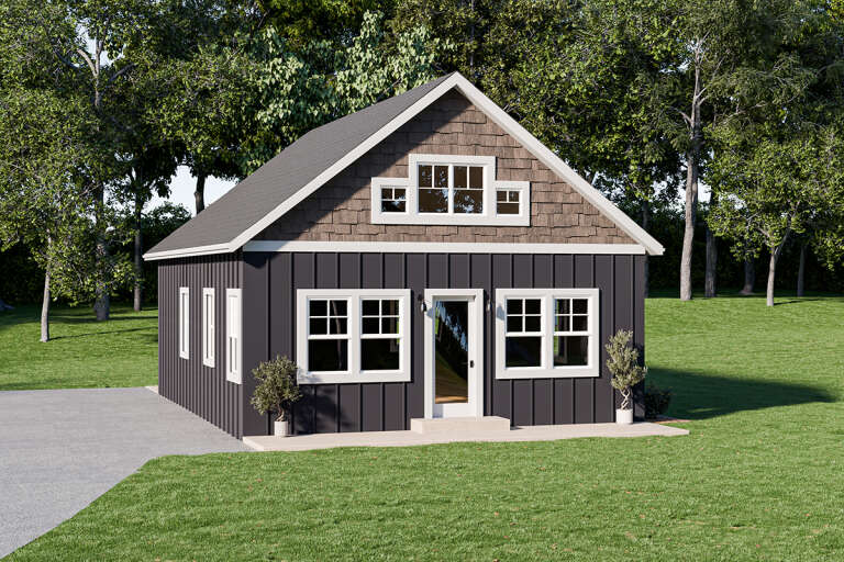 House Plan House Plan #32099 Angled Front Elevation