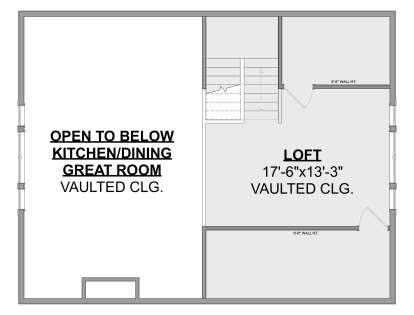 Loft for House Plan #1462-00147