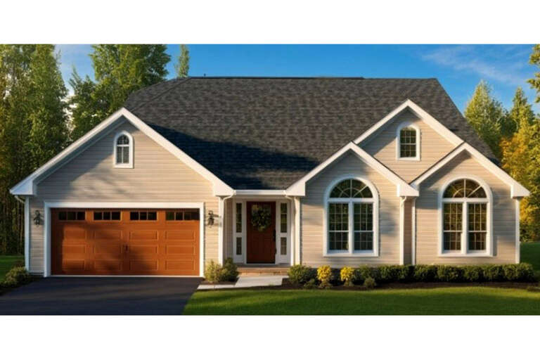 House Plan House Plan #321 Front Elevation 