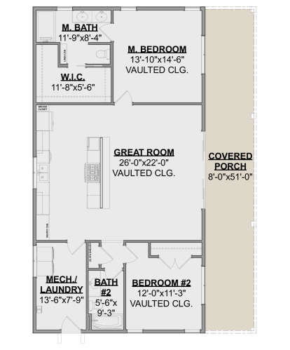 Main Floor  for House Plan #1462-00150