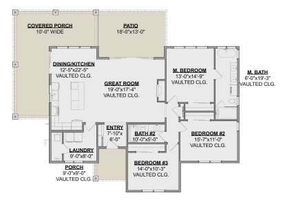 Main Floor  for House Plan #1462-00151