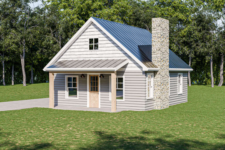 House Plan House Plan #32106 Angled Front Elevation