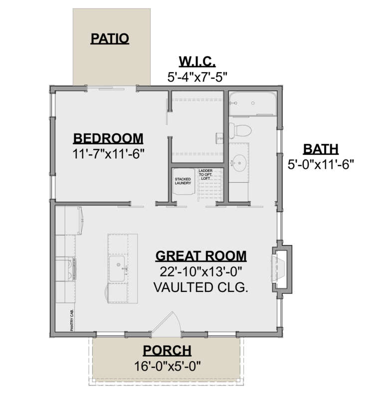 House Plan House Plan #32106 Drawing 1
