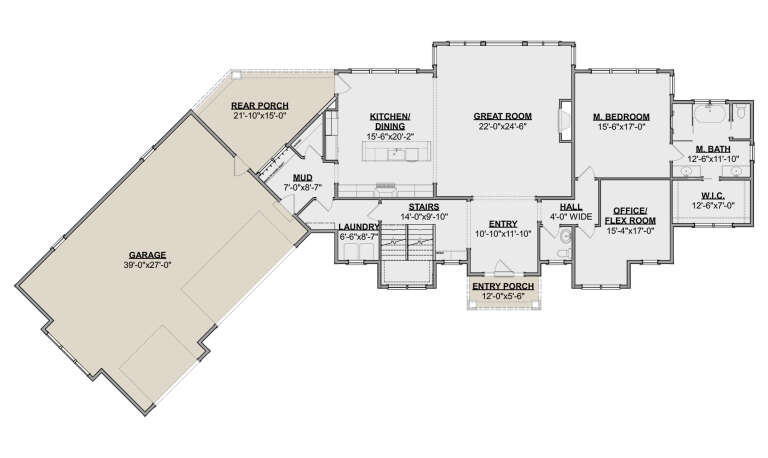 House Plan House Plan #32108 Drawing 1