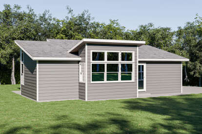 Modern House Plan #1462-00157 Elevation Photo