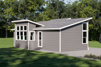 Modern House Plan #1462-00157 Elevation Photo