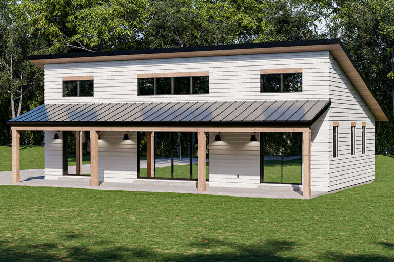 House Plan House Plan #32111 Angled Front Elevation