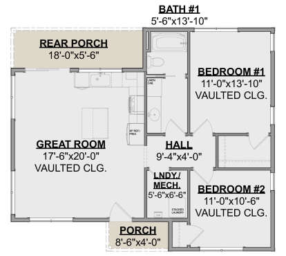 Main Floor for House Plan #1462-00160