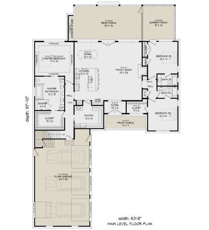 Main Floor  for House Plan #940-01210