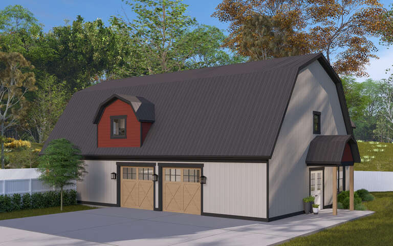 House Plan House Plan #32119 Angled Front Elevation