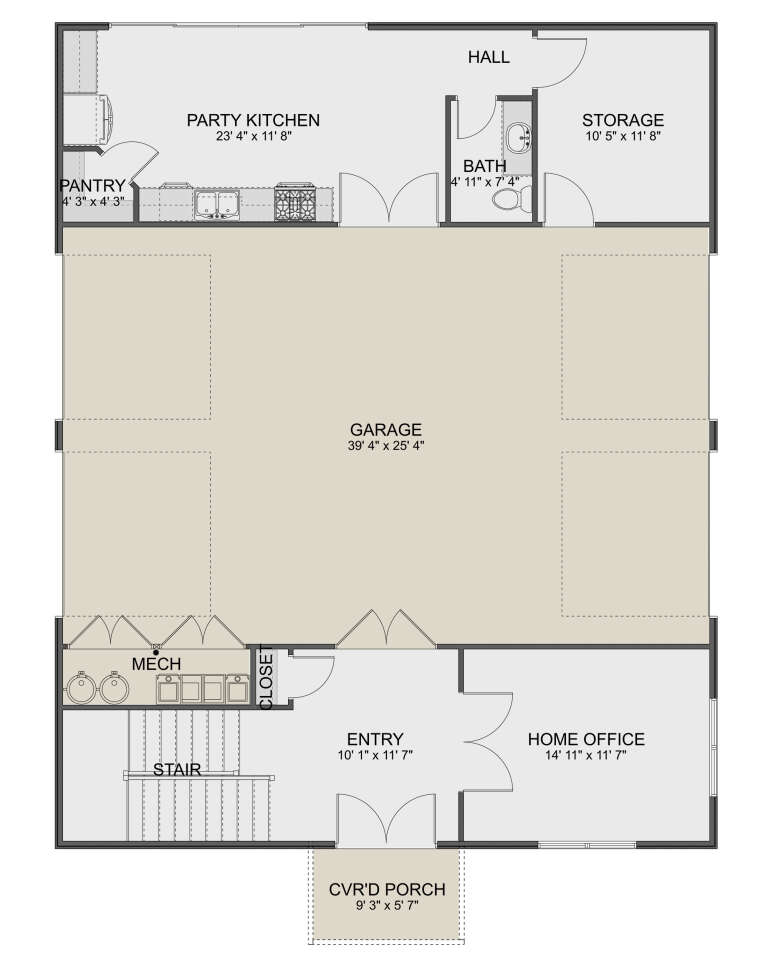 House Plan House Plan #32119 Drawing 1