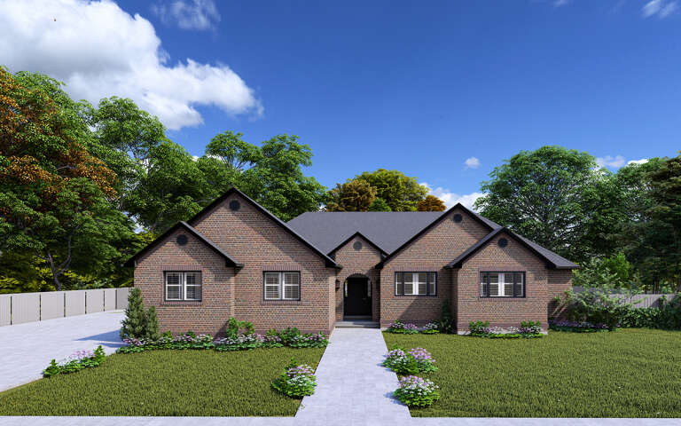House Plan House Plan #32121 Front Elevation 