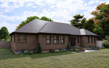 Traditional House Plan #2802-00325 Elevation Photo