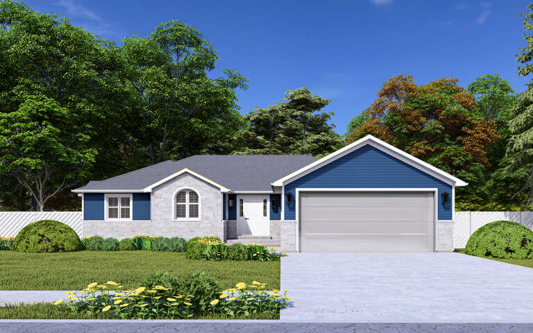 House Plan House Plan #32122 Front Elevation 