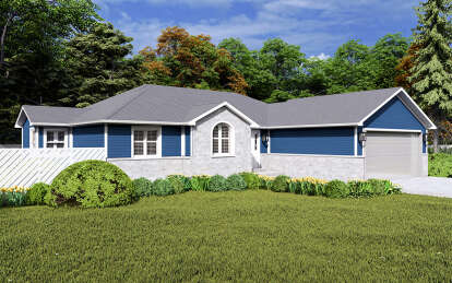 Traditional House Plan #2802-00326 Elevation Photo