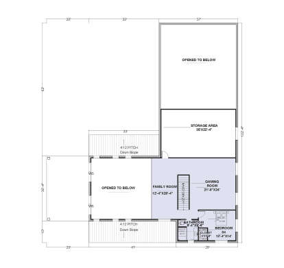 Second Floor for House Plan #625-00026