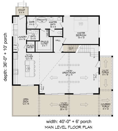 Main Floor  for House Plan #940-01211