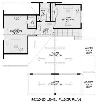Second Floor for House Plan #940-01211
