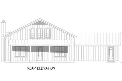 Modern Farmhouse House Plan #940-01213 Elevation Photo