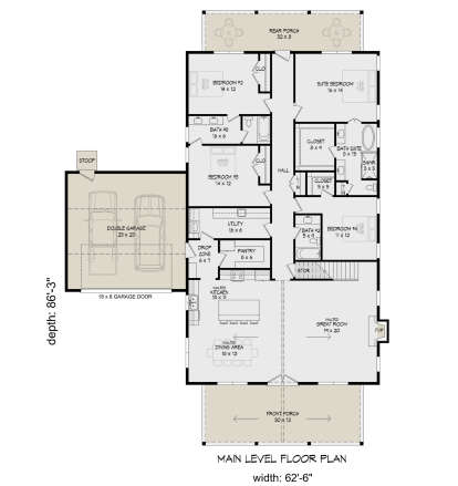 Main Floor  for House Plan #940-01213