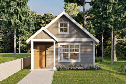 Cottage House Plan #035-01107 Elevation Photo