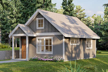 Cottage House Plan #035-01107 Elevation Photo