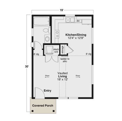 Main Floor  for House Plan #035-01107