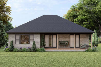 Traditional House Plan #035-01108 Elevation Photo