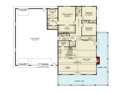 Main Floor  for House Plan #699-00398