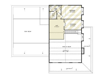 Second Floor for House Plan #699-00398