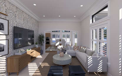 Mediterranean House Plan #2802-00327 Additional Photo