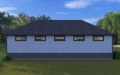 Modern Farmhouse House Plan #2802-00328 Elevation Photo