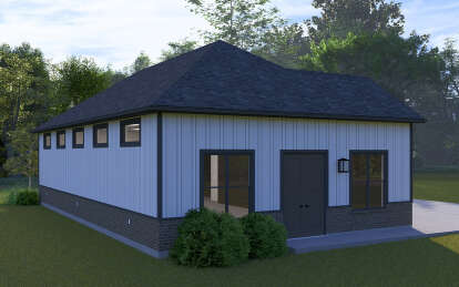 Modern Farmhouse House Plan #2802-00328 Elevation Photo