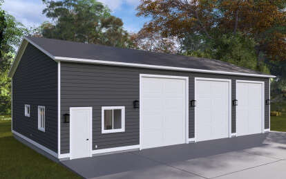 Traditional House Plan #2802-00329 Elevation Photo