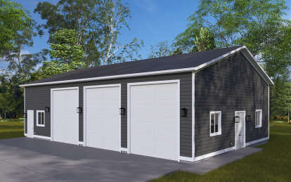 Traditional House Plan #2802-00329 Elevation Photo