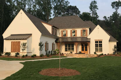 European House Plan #5995-00039 Build Photo