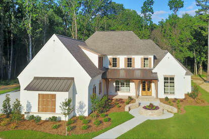 European House Plan #5995-00039 Build Photo