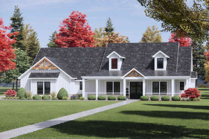Modern Farmhouse House Plan #7983-00125 Elevation Photo