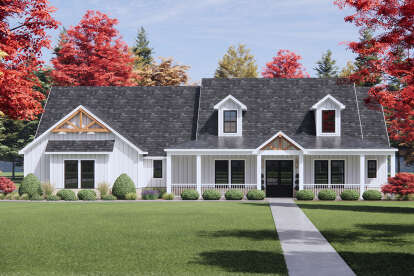 Modern Farmhouse House Plan #7983-00125 Elevation Photo