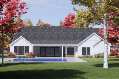 Modern Farmhouse House Plan #7983-00125 Elevation Photo