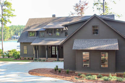 Lake Front House Plan #1070-00361 Build Photo