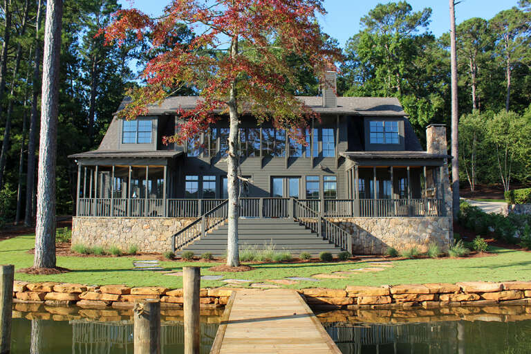House Plan House Plan #32142 Rear Elevation